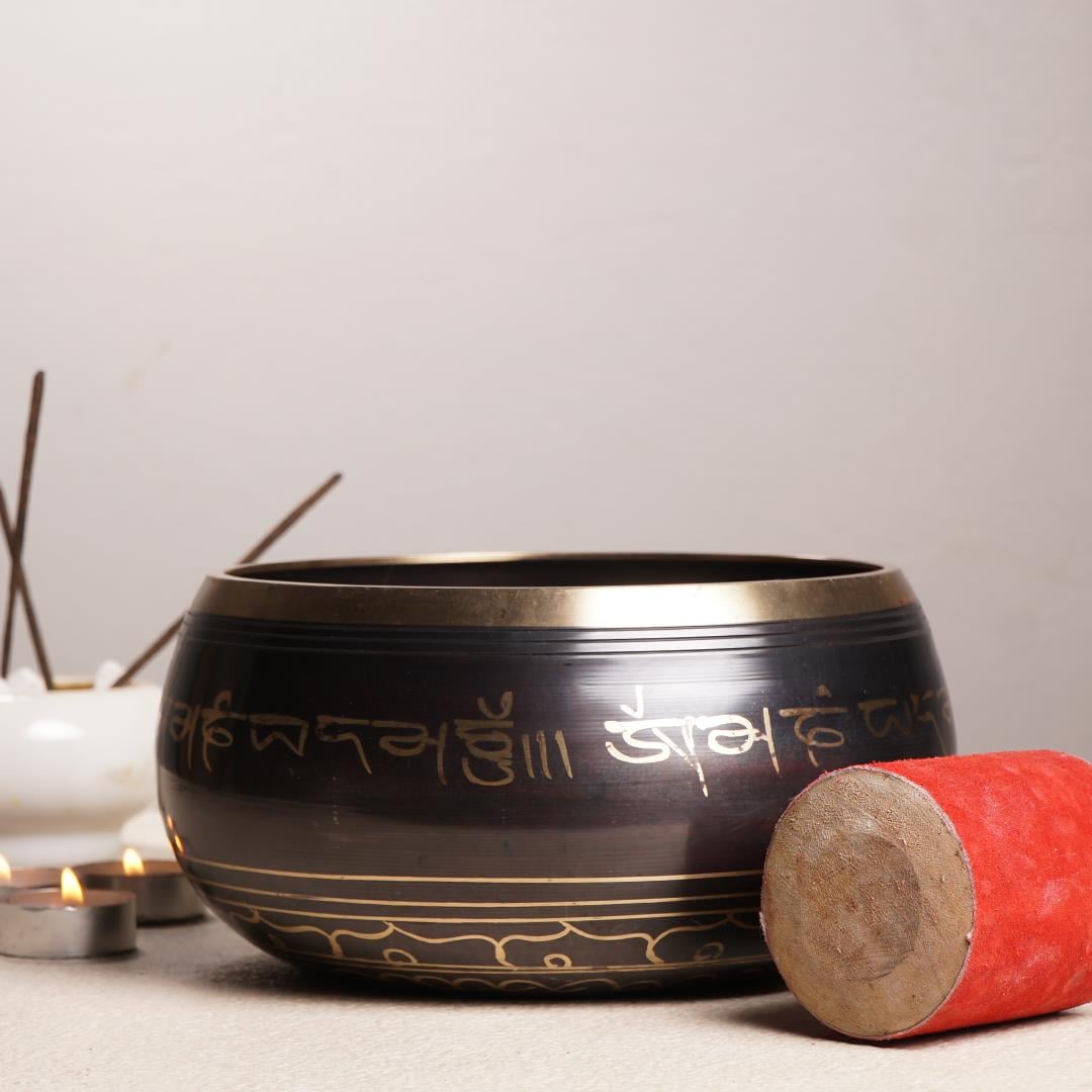 17 cm Siyah Tibet Çanağı