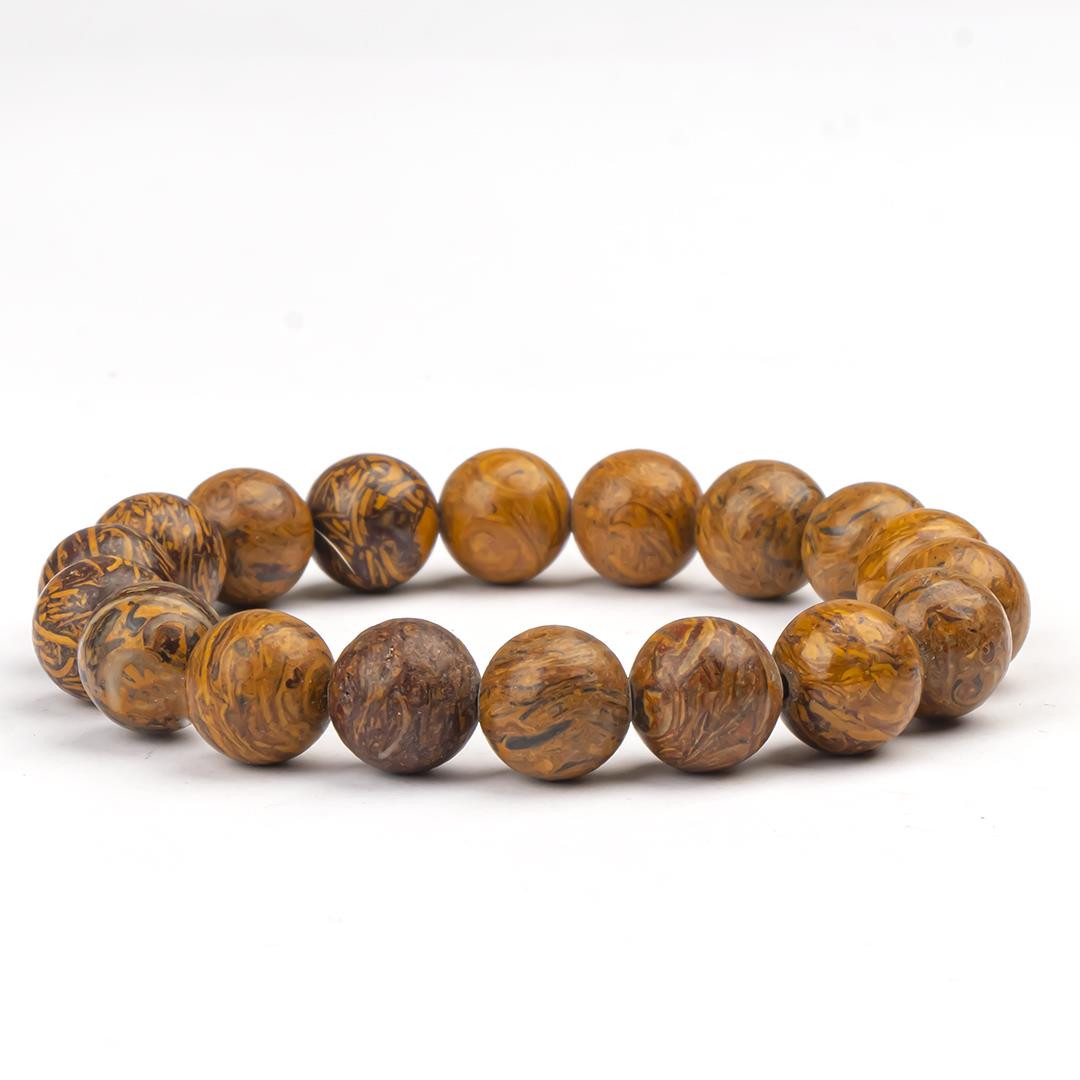 Ağaç Jasper Doğal Taş Bileklik (10 mm) – Ruhsal ZeminAğaç Jasper Doğal Taş Bileklik (10 mm) – Ruhsal Zemin