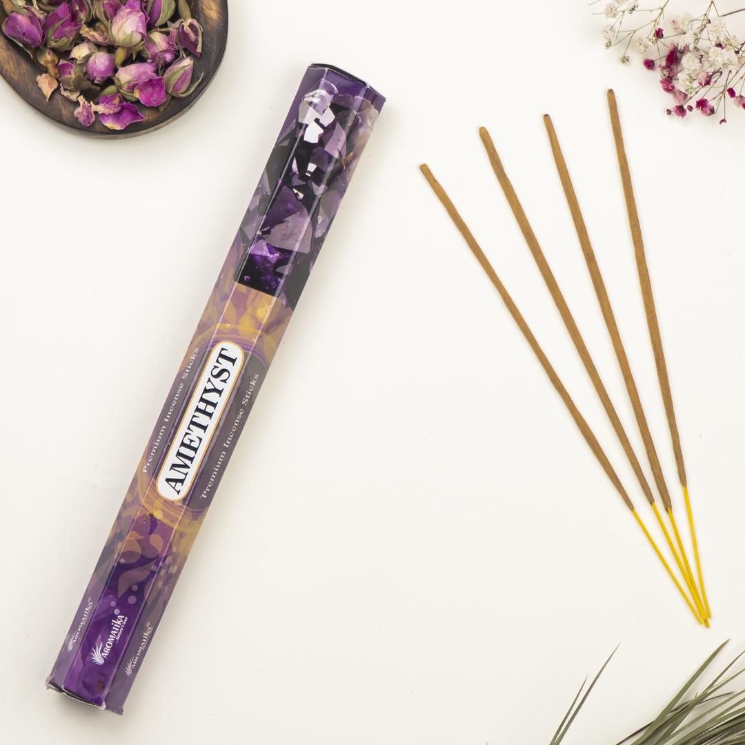 Aromatika Ametist Aromalı Premium Çubuk Tütsü