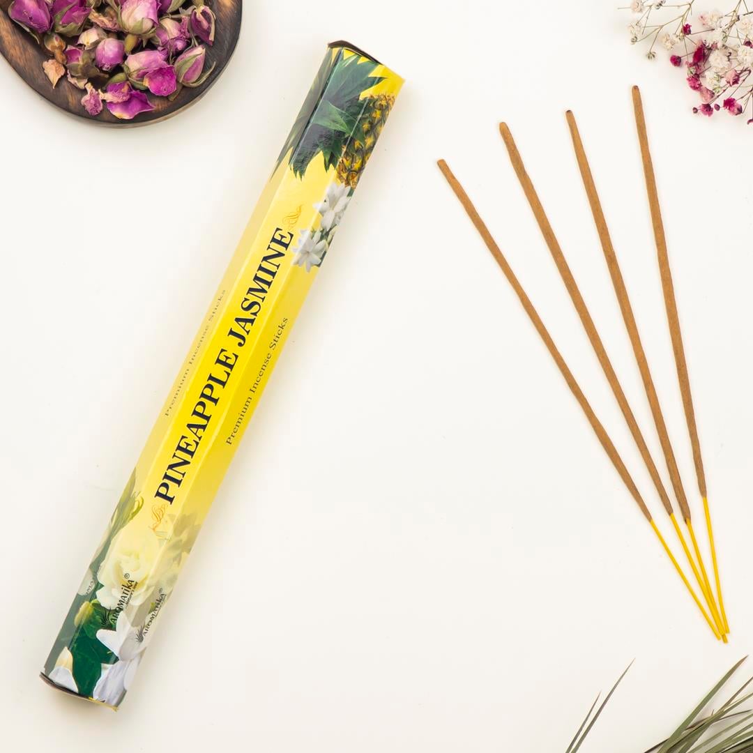 Aromatika Ananas & Yasemin Aromalı Premium Çubuk Tütsü