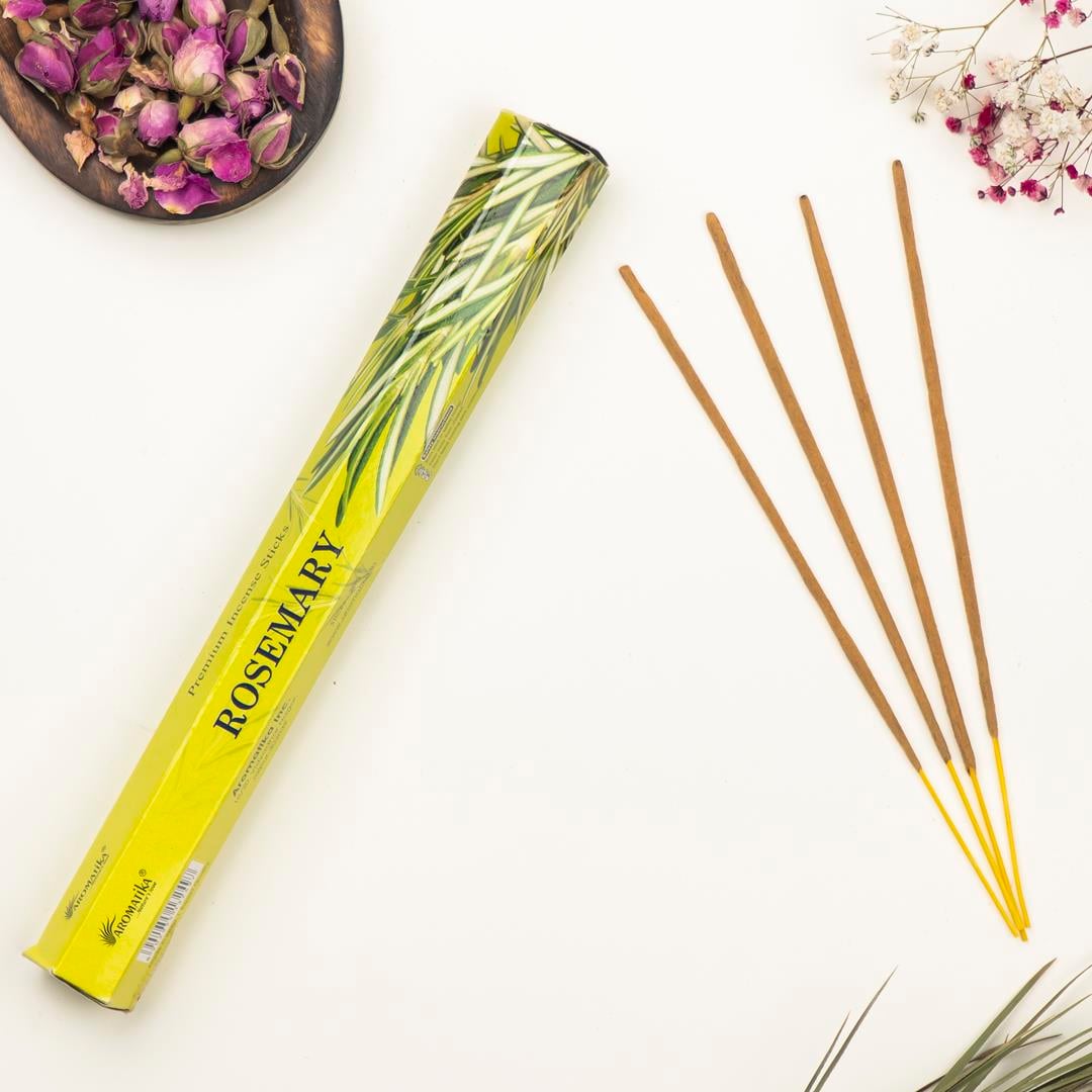 Aromatika Biberiye Aromalı Premium Çubuk Tütsü