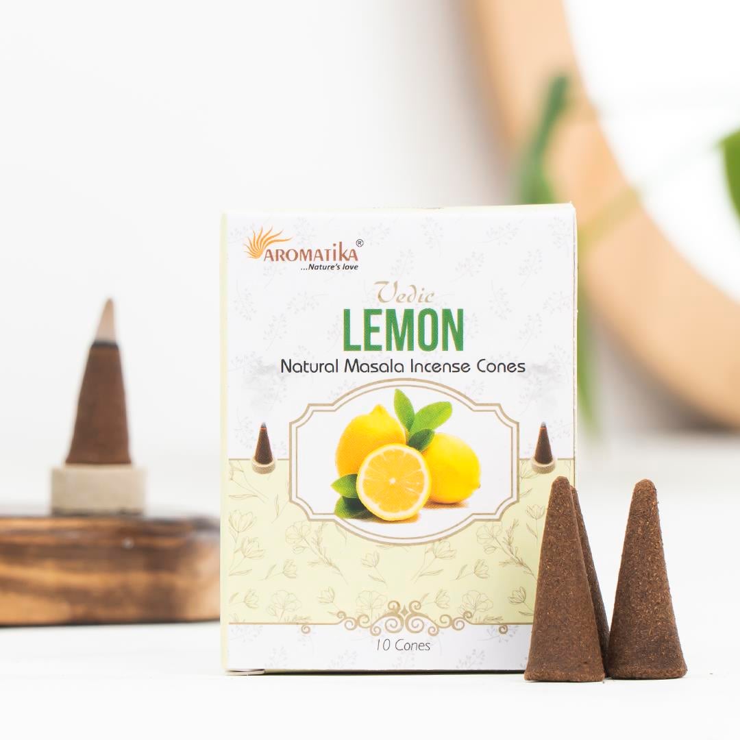 Aromatika Limon Aromalı Konik Tütsü