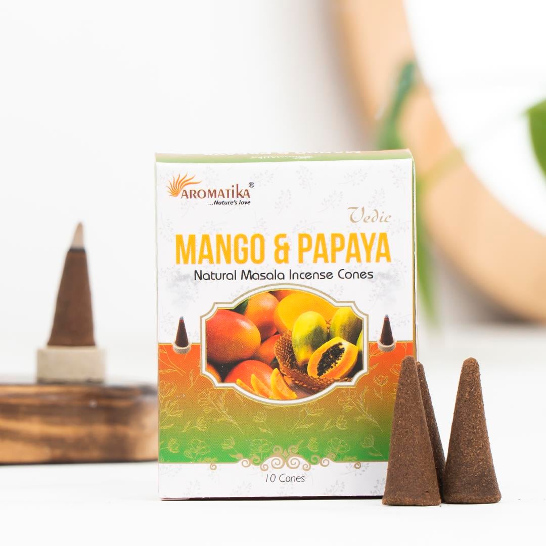 Aromatika Manga & Papaya Aromalı Konik Tütsü