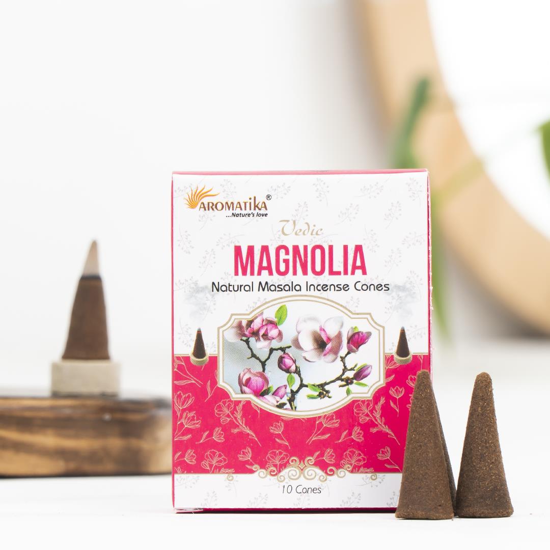 Aromatika Manolya Aromalı Konik Tütsü