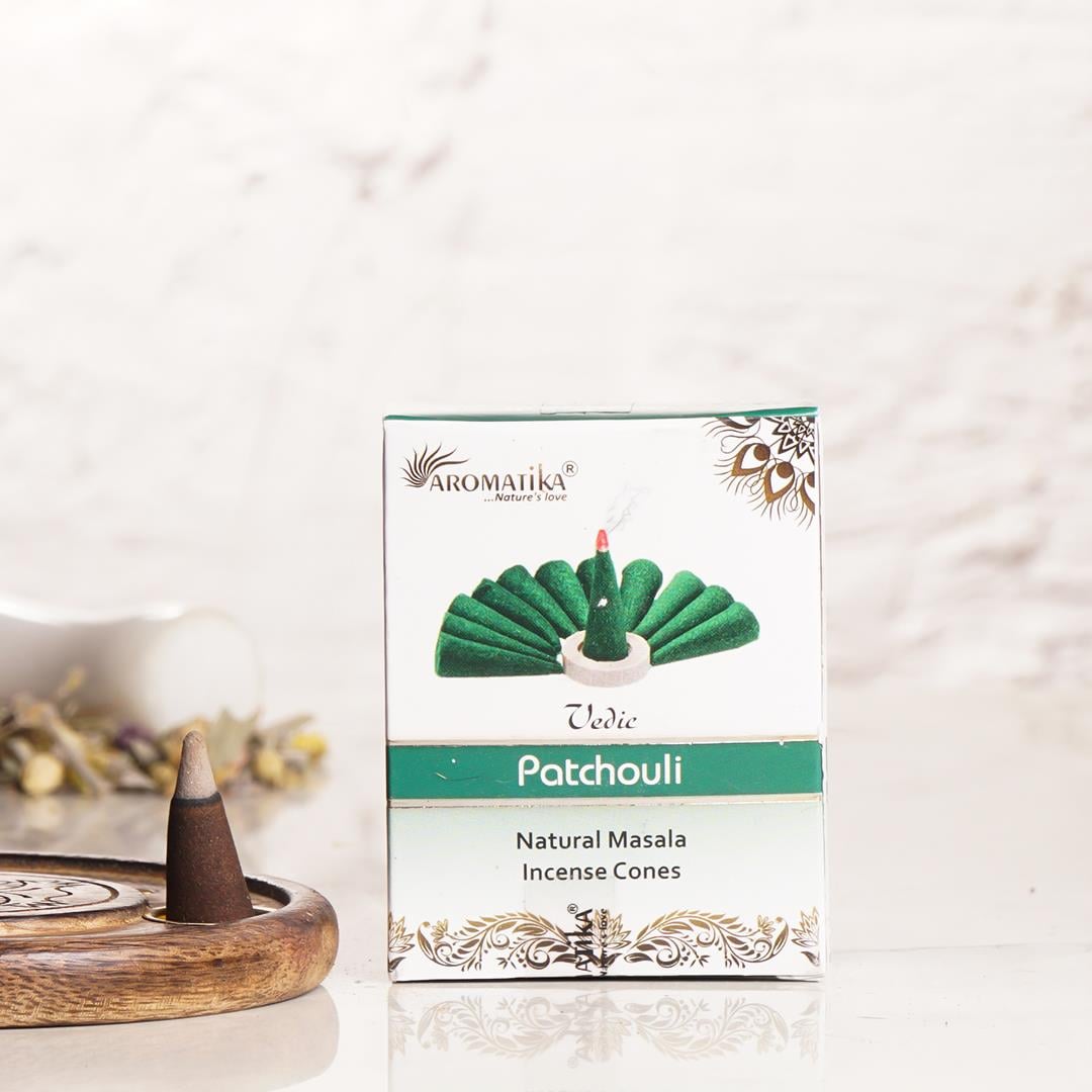 Aromatika Paçuli Kokulu Konik Tütsü