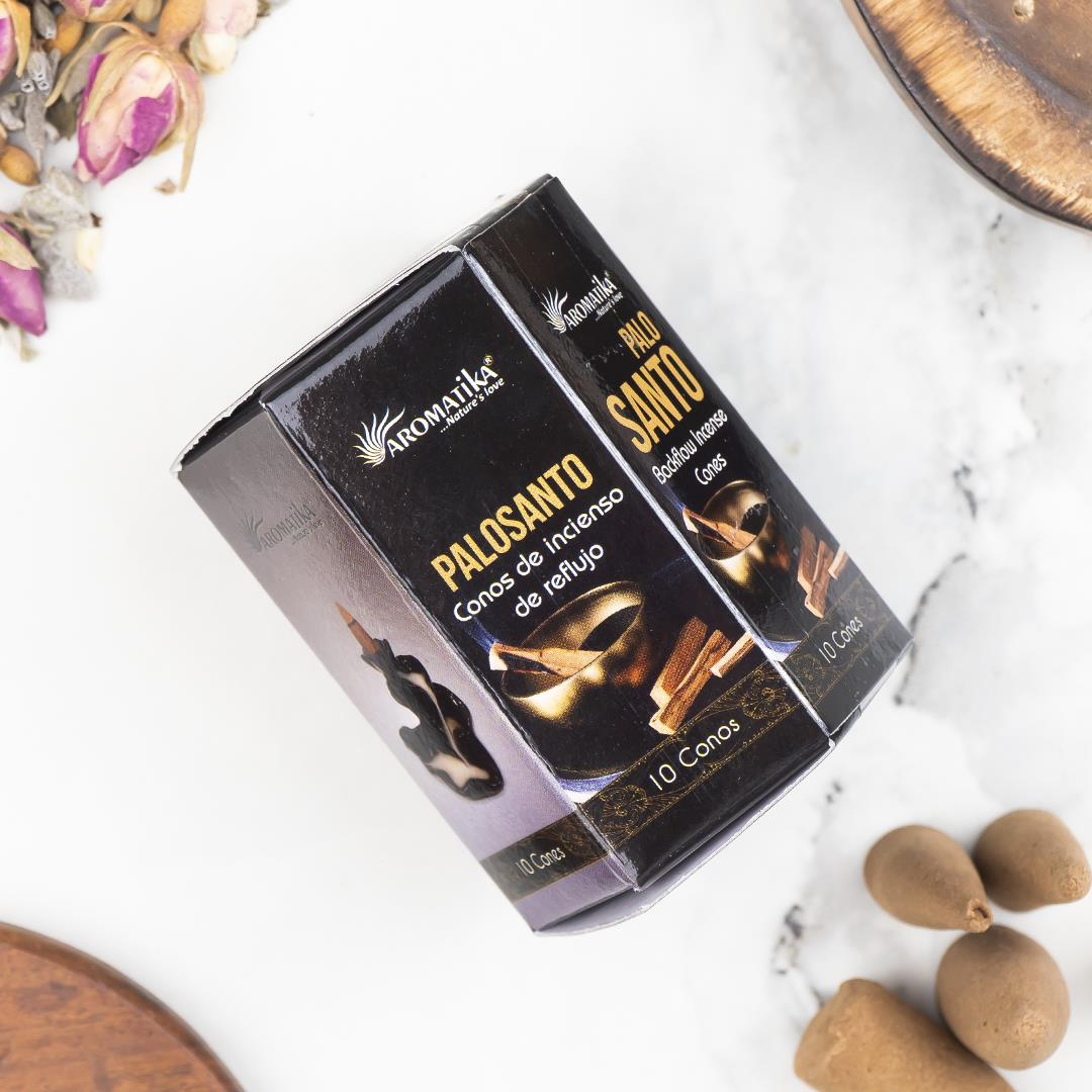 Aromatika Palo Santo Aromalı Backflow Geri Akış Konik Tütsü