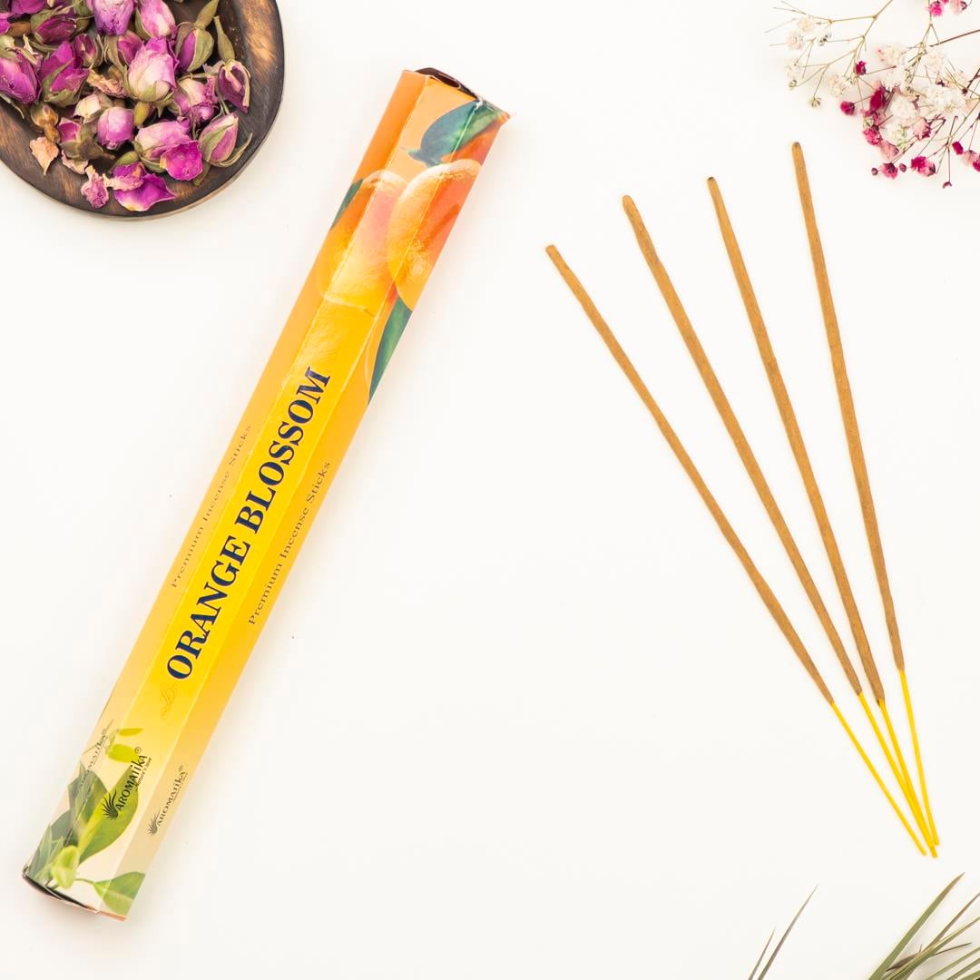 Aromatika Portakal Çiçeği Aromalı Premium Çubuk Tütsü: 
