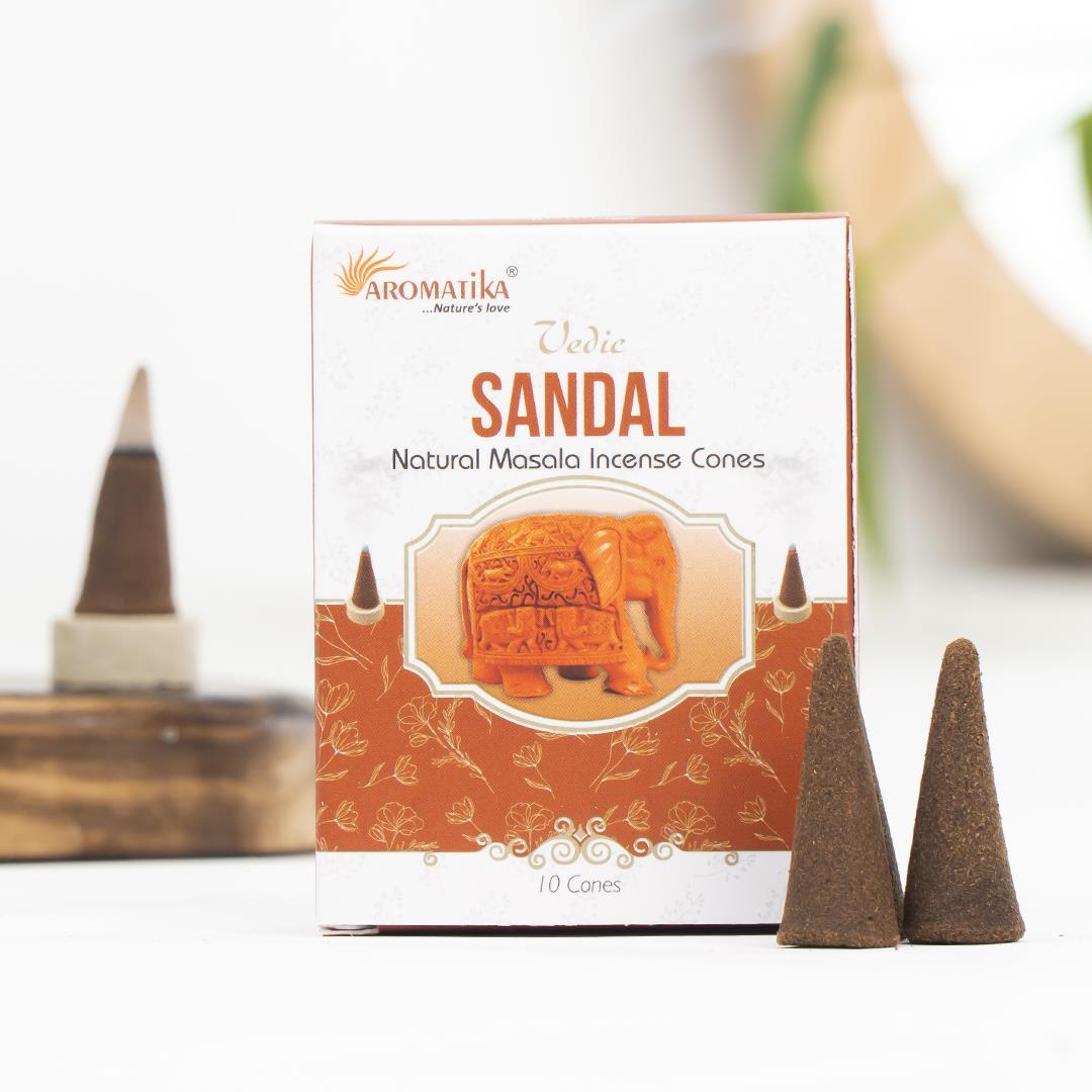 Aromatika Sandalwood Kokulu Konik Tütsü