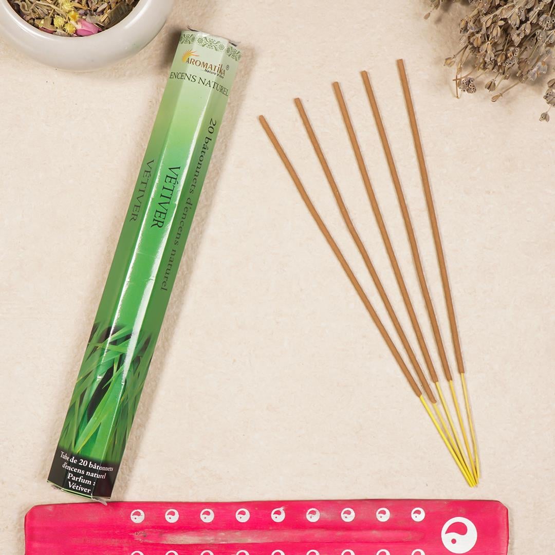 Aromatika Vetiver Çubuk Tütsü