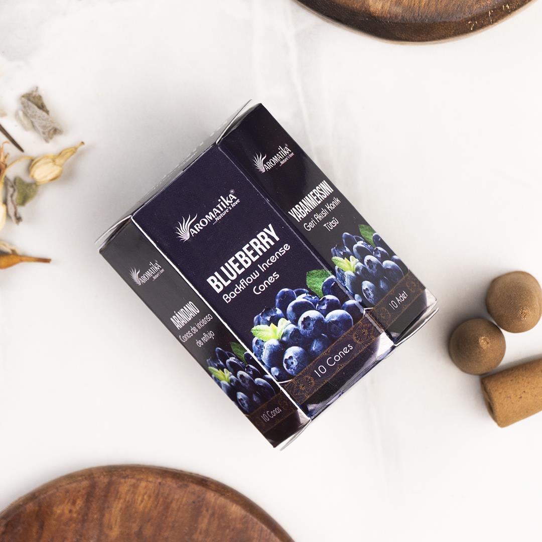 Aromatika Yaban Mersini Aromalı Geri Akışlı Şelale Tütsü (Backflow)