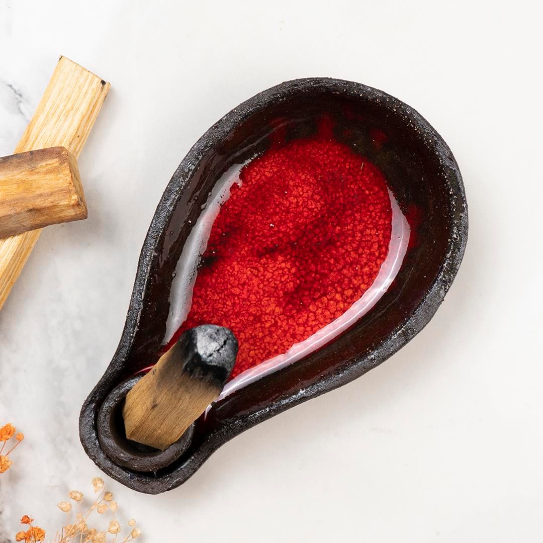 Auralis Red Seramik Ağaç Tütsülük