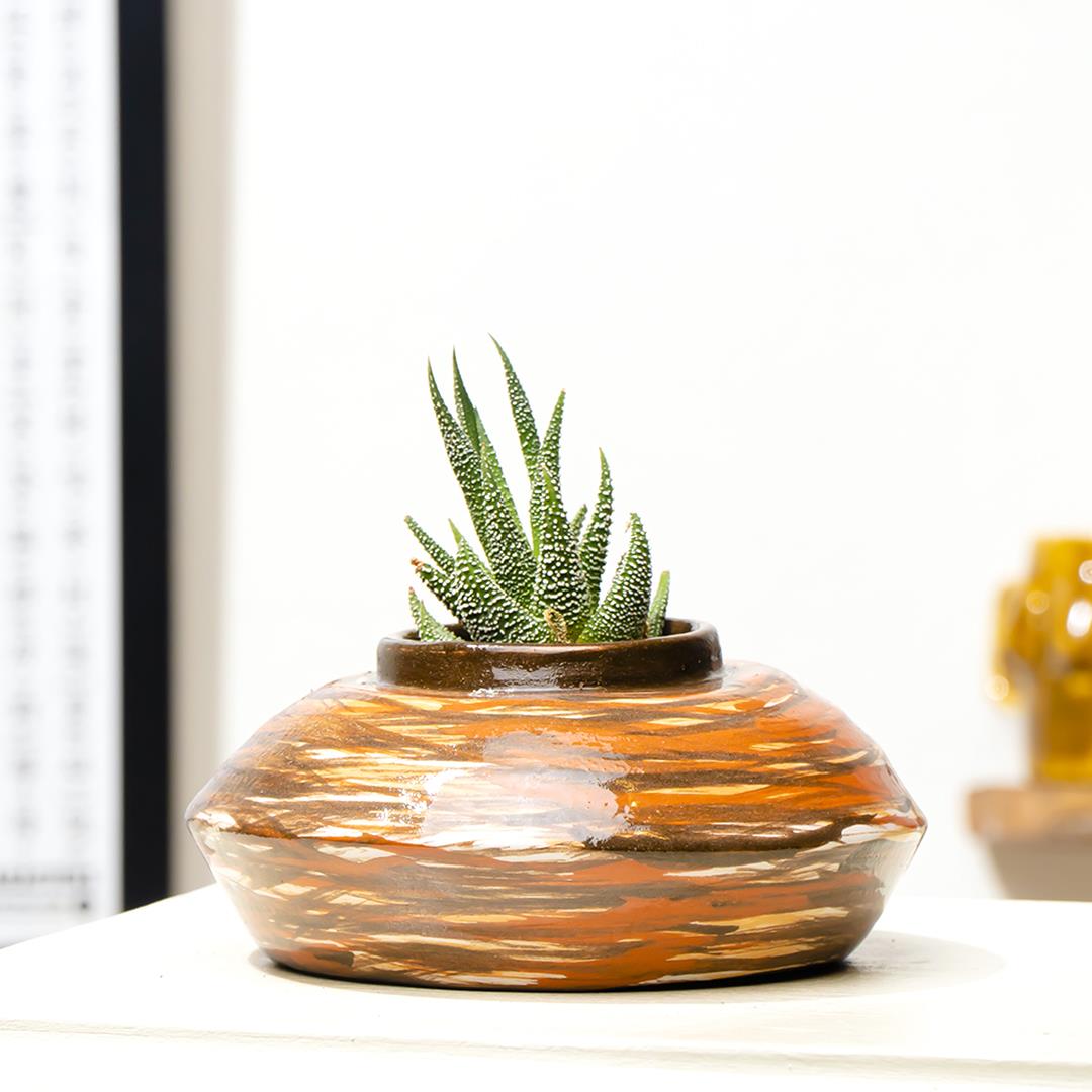 Aurora Trinity El Yapımı Seramik Vazo