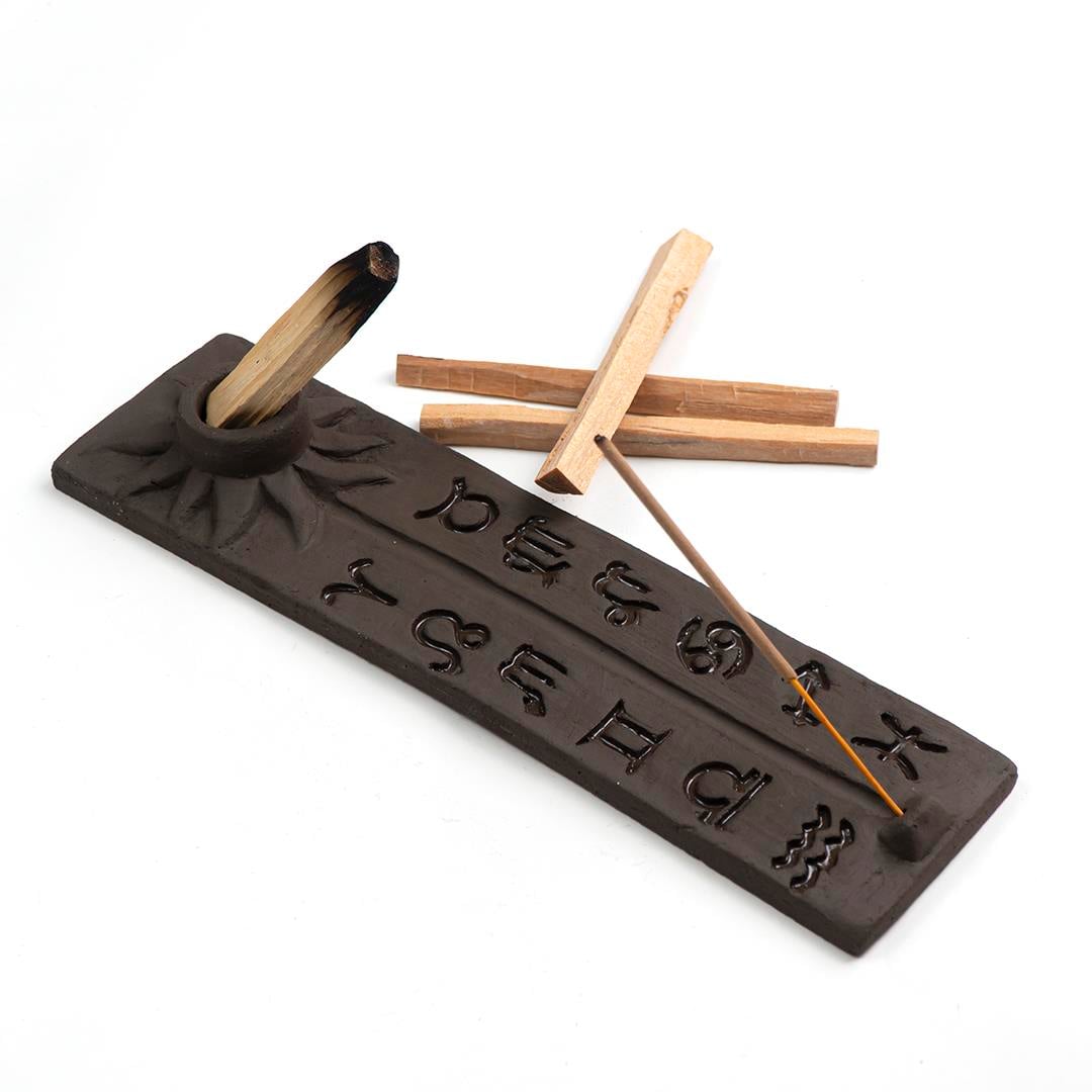 Burç Temalı Seramik Çubuk & Palo Santo Tütsülük