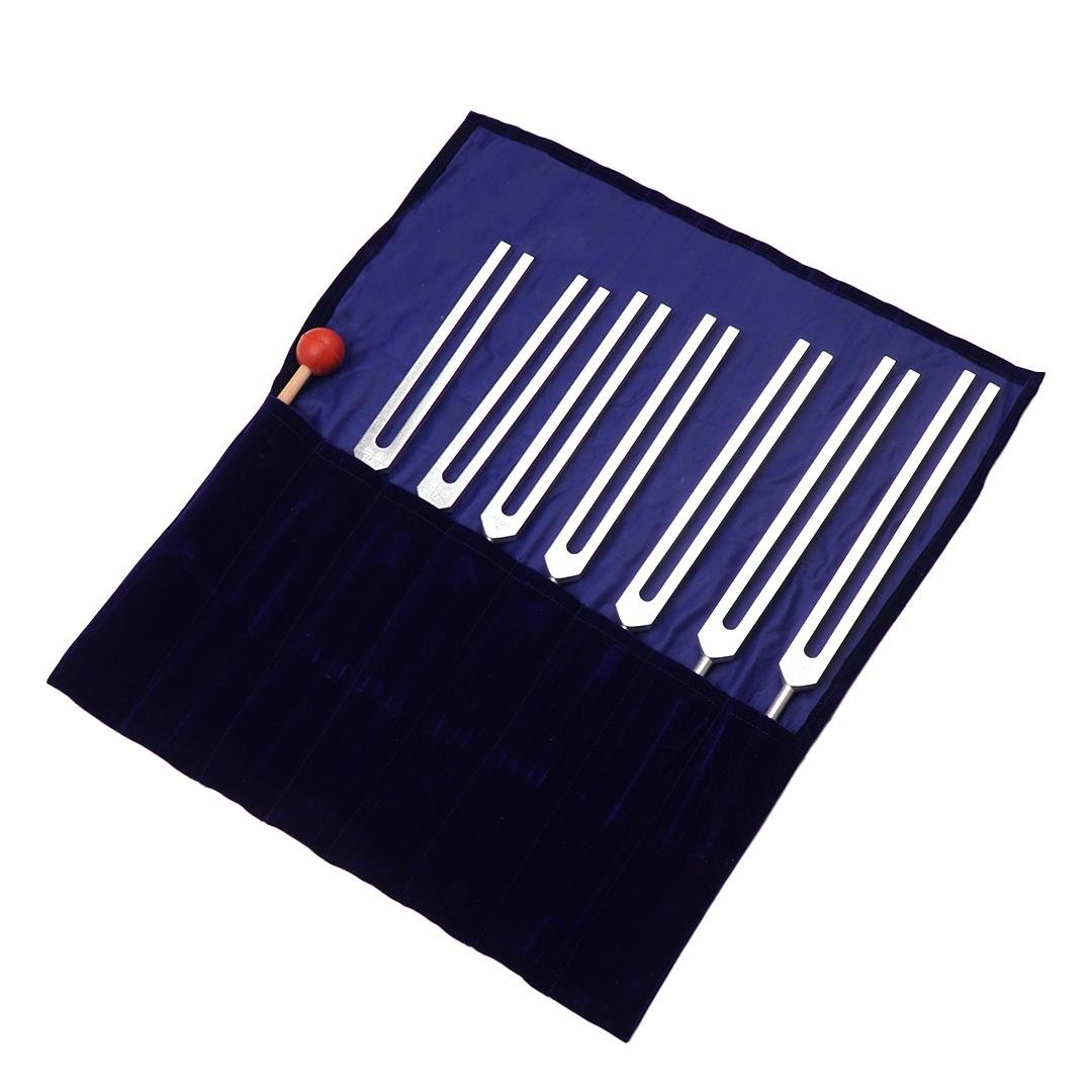 Chakra Diyapozom (Tuning Forks) Akort Çatalı Seti