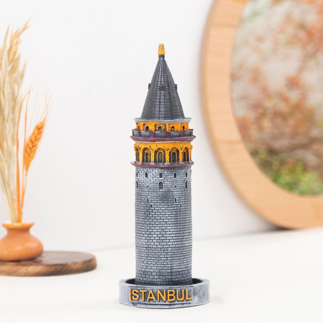 Dekoratif Galata Kulesi Heykeli