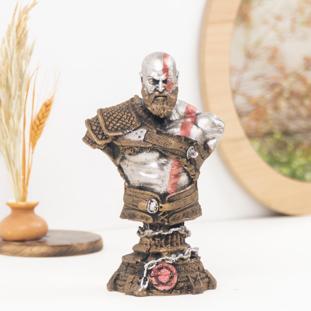 Dekoratif Kratos Büst