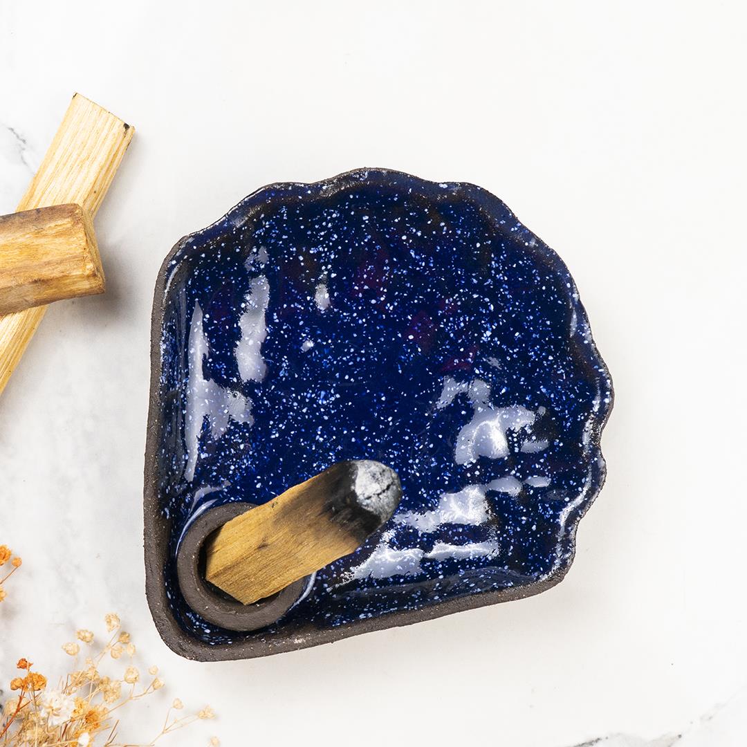 Etherion Blue Seramik Ağaç Tütsülük