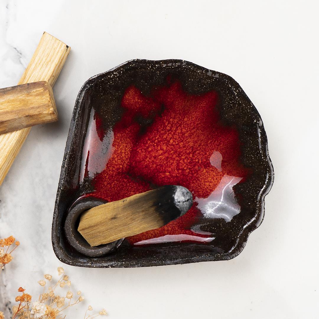 Etherion Red Seramik Ağaç Tütsülük