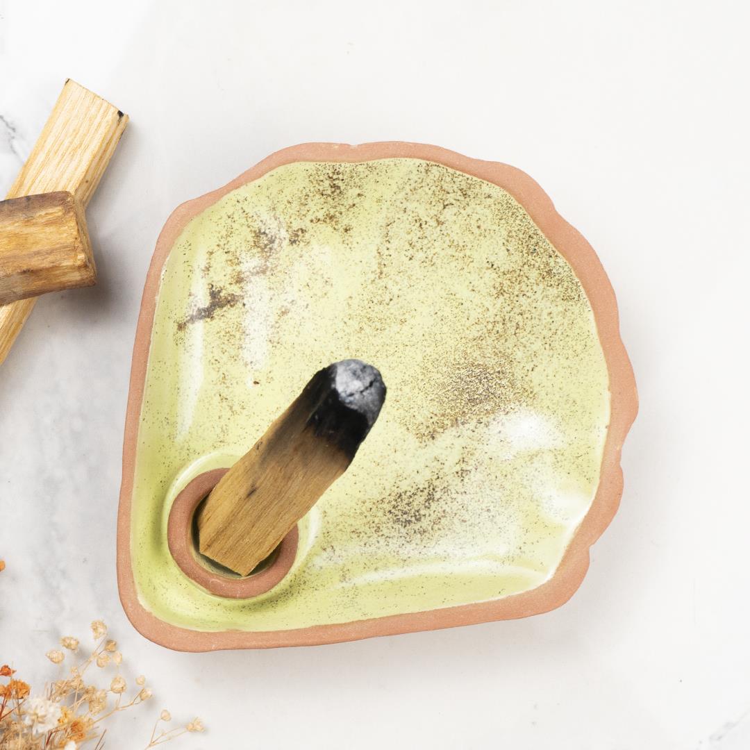 Etherion Yellow Seramik Ağaç Tütsülük