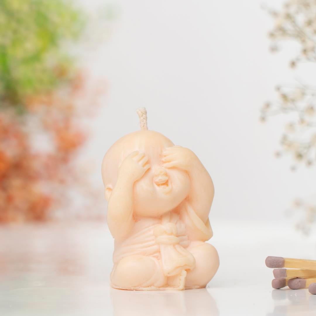 Görmedim Buddha Temalı Soya Wax Mum