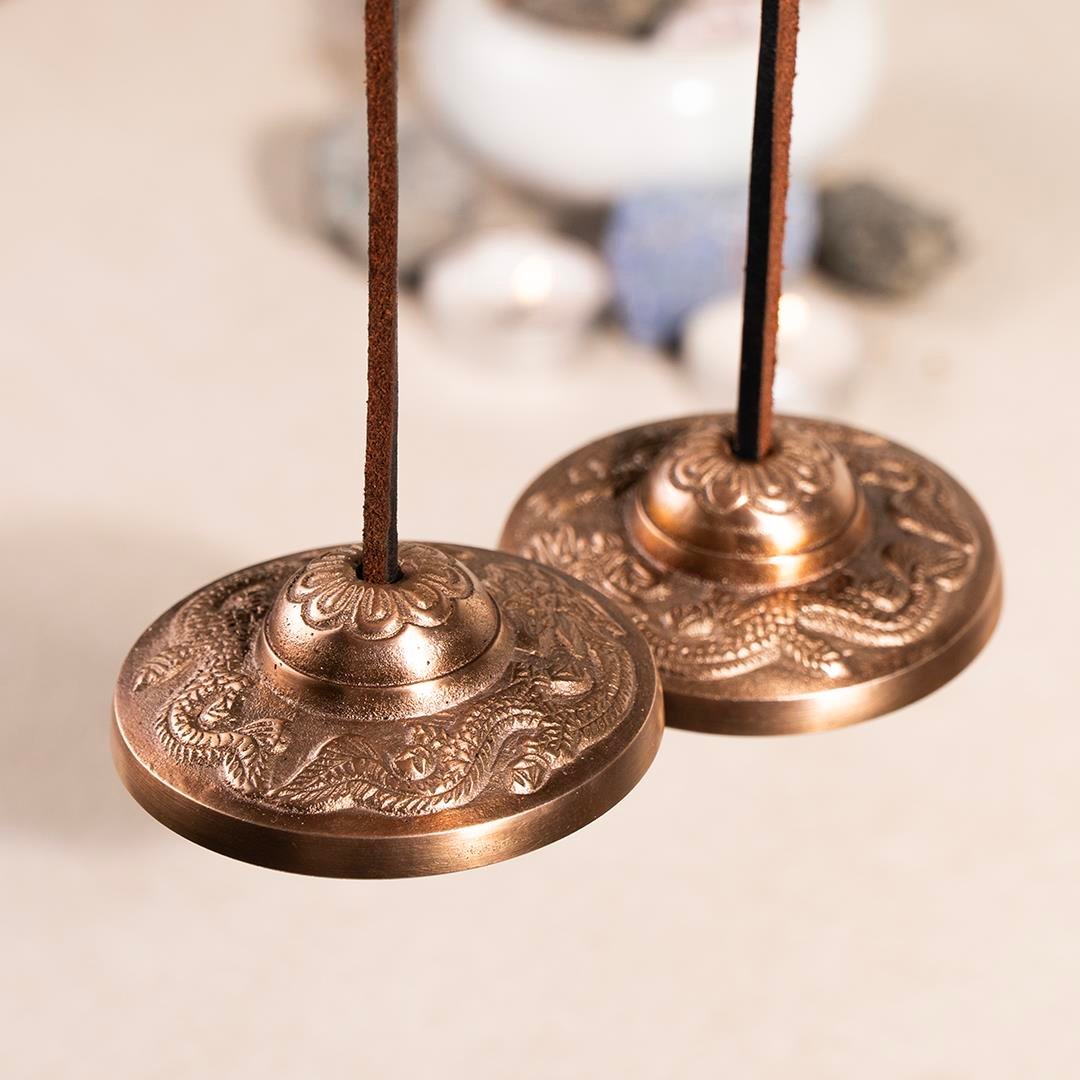 Gyalpo Temalı Tingsha Meditasyon Çanı