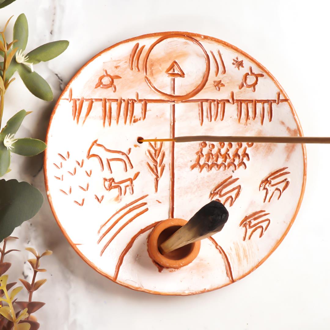 Handmade Şamanizm Motifli Palo Santo Tütsülük