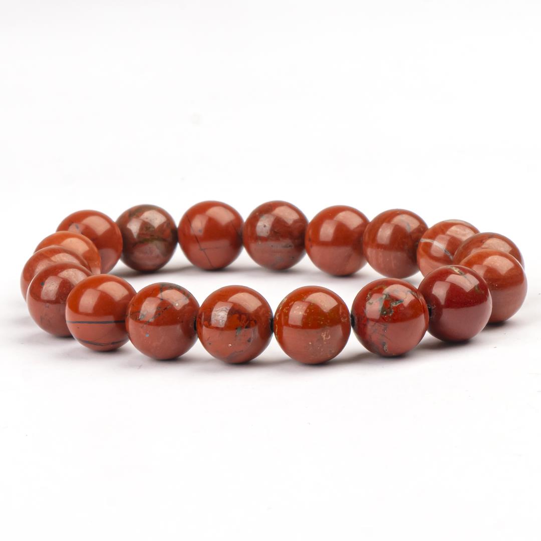 Jasper Doğal Taş Bileklik (10 mm) – Sabır Taşı