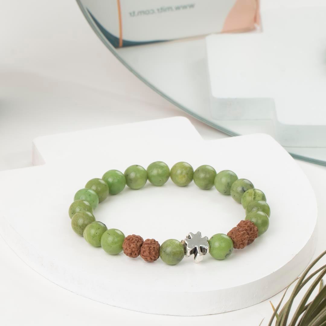 Kanada Yeşimi Doğal Taş Bileklik