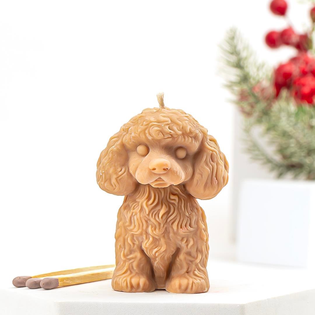 Silindir Temalı Organik Soya Mum