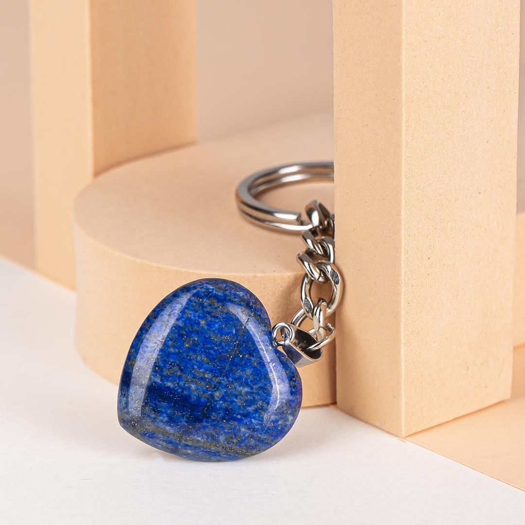 Lapis Lazuli Doğal Taş Anahtarlık