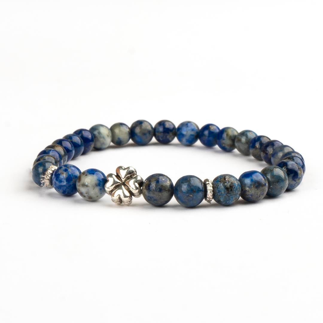 Lapis Lazuli Doğal Taş Bileklik (6 mm) – Enerjinin Sesi