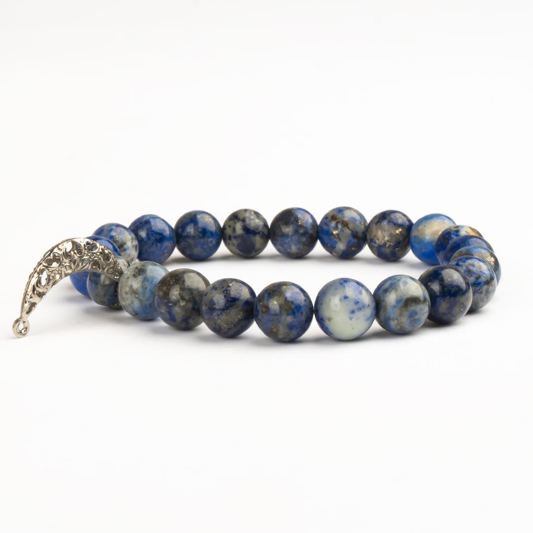 Lapis Lazuli Doğal Taş Bileklik (8 mm) – Göklerin Sırrı