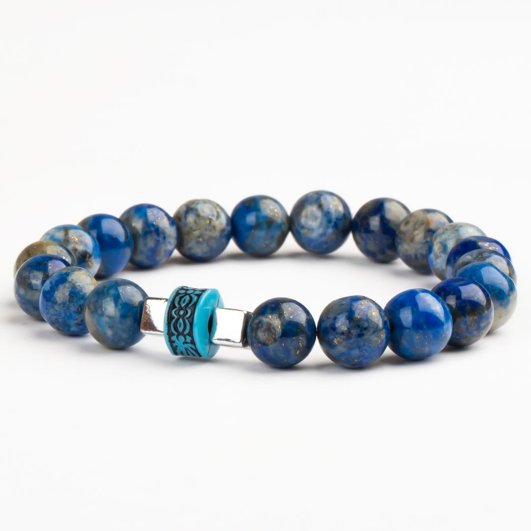Lapis Lazuli Doğal Taş Bileklik (8 mm) – İlahi İçgörü