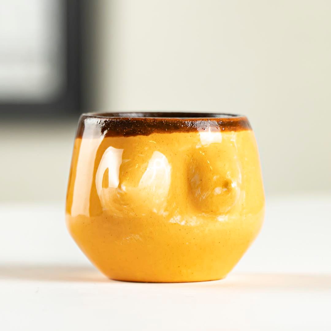 Lilith Caremelo Handmade Seramik Espresso Bardağı