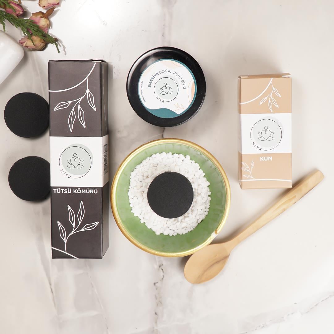 Mitr Biberiye Kuru Bitki Tütsü Seti