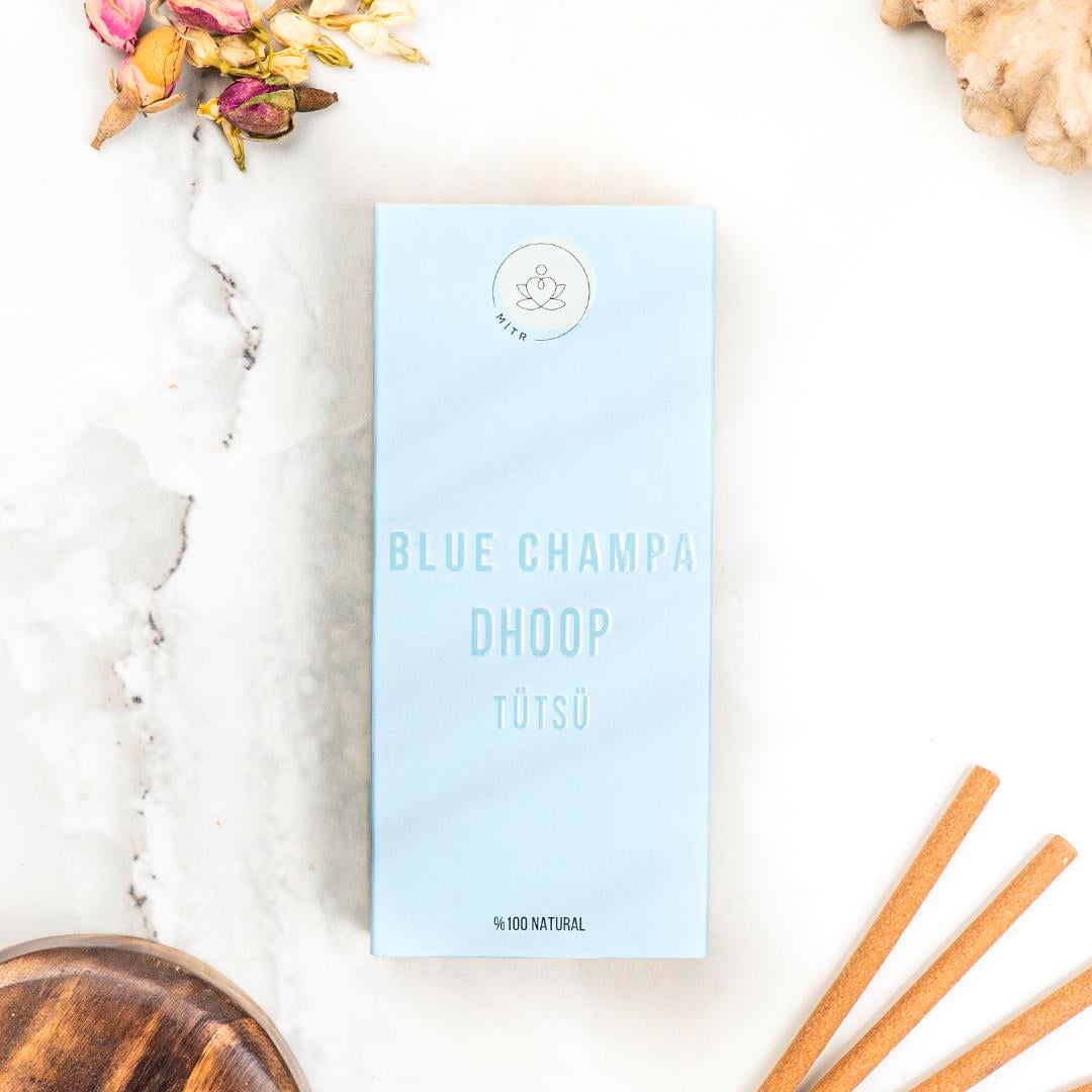 Mitr Blue Champa Dhoop Tütsü