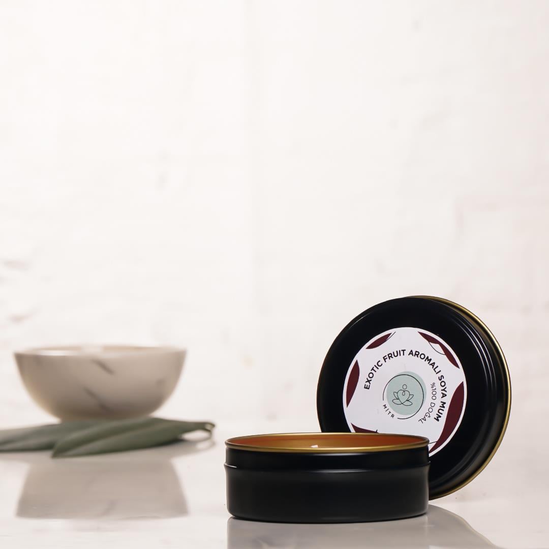 Mitr Egzotik Meyve Aromalı Metal Soya Mum