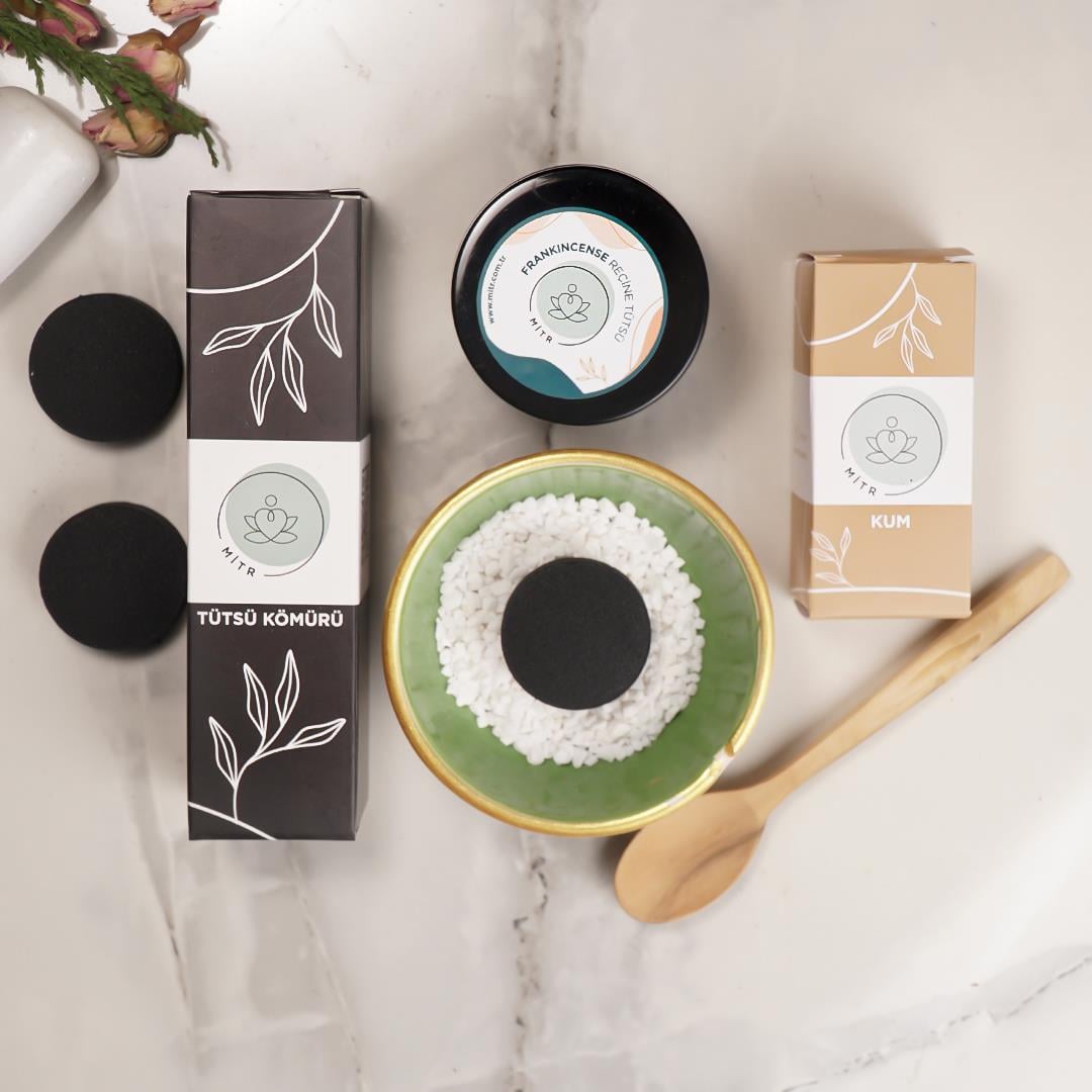 Mitr Frankincense Reçine Tütsü Seti