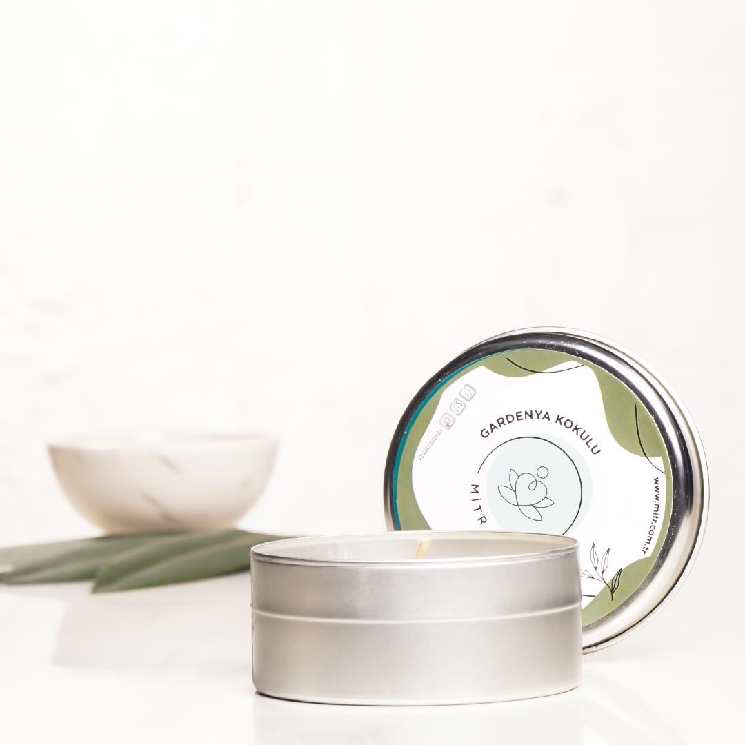 Mitr Gardenya Aromalı Metal Mum