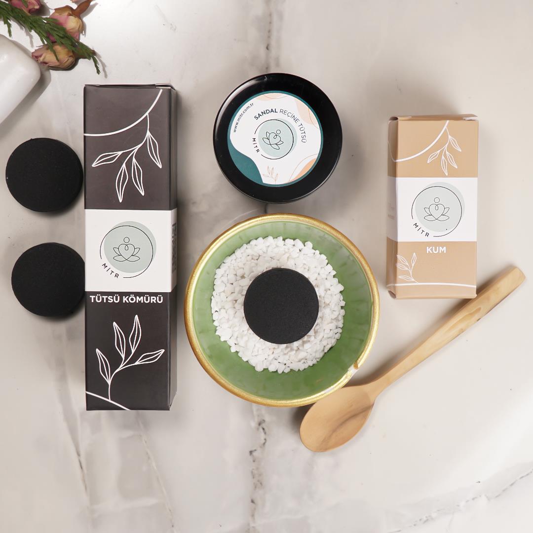 Mitr Sandal Reçine Tütsü Seti