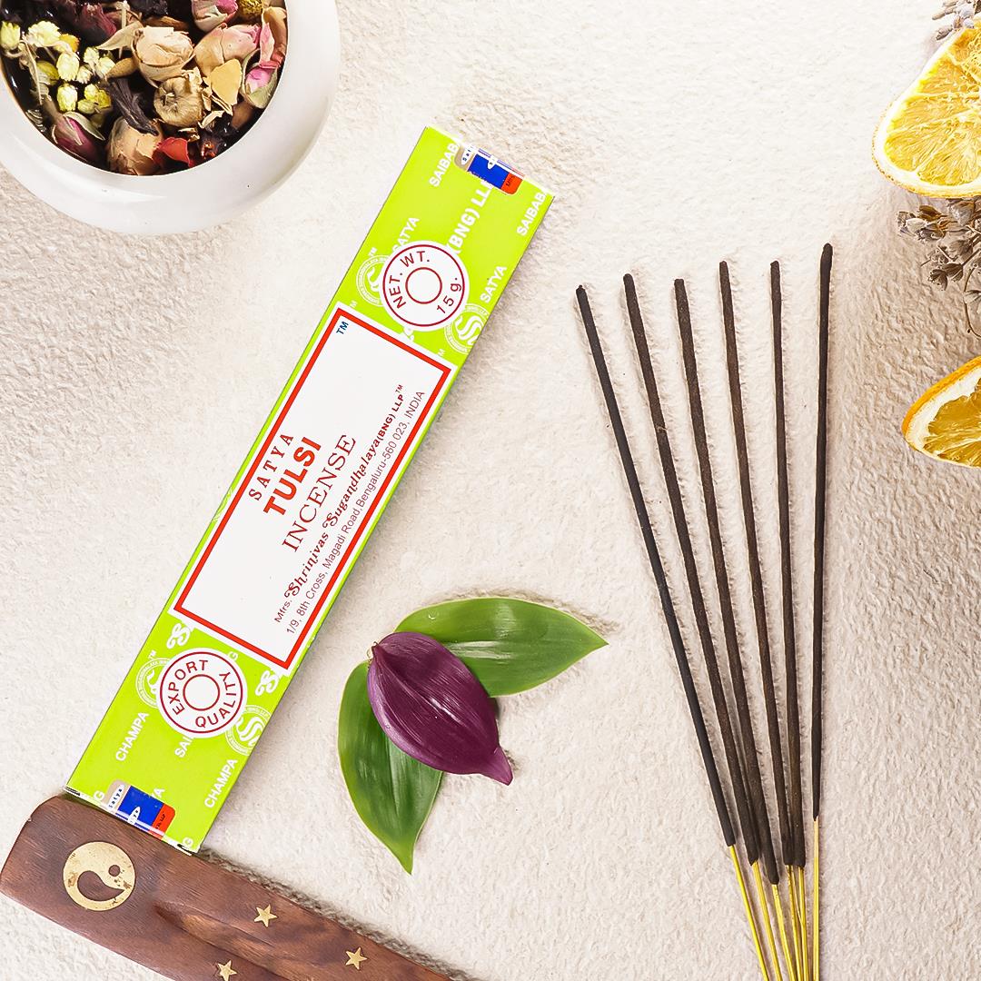 Mitr Satya Tulsi (tulsi Çayı) Aromalı Masala Stick Tütsü