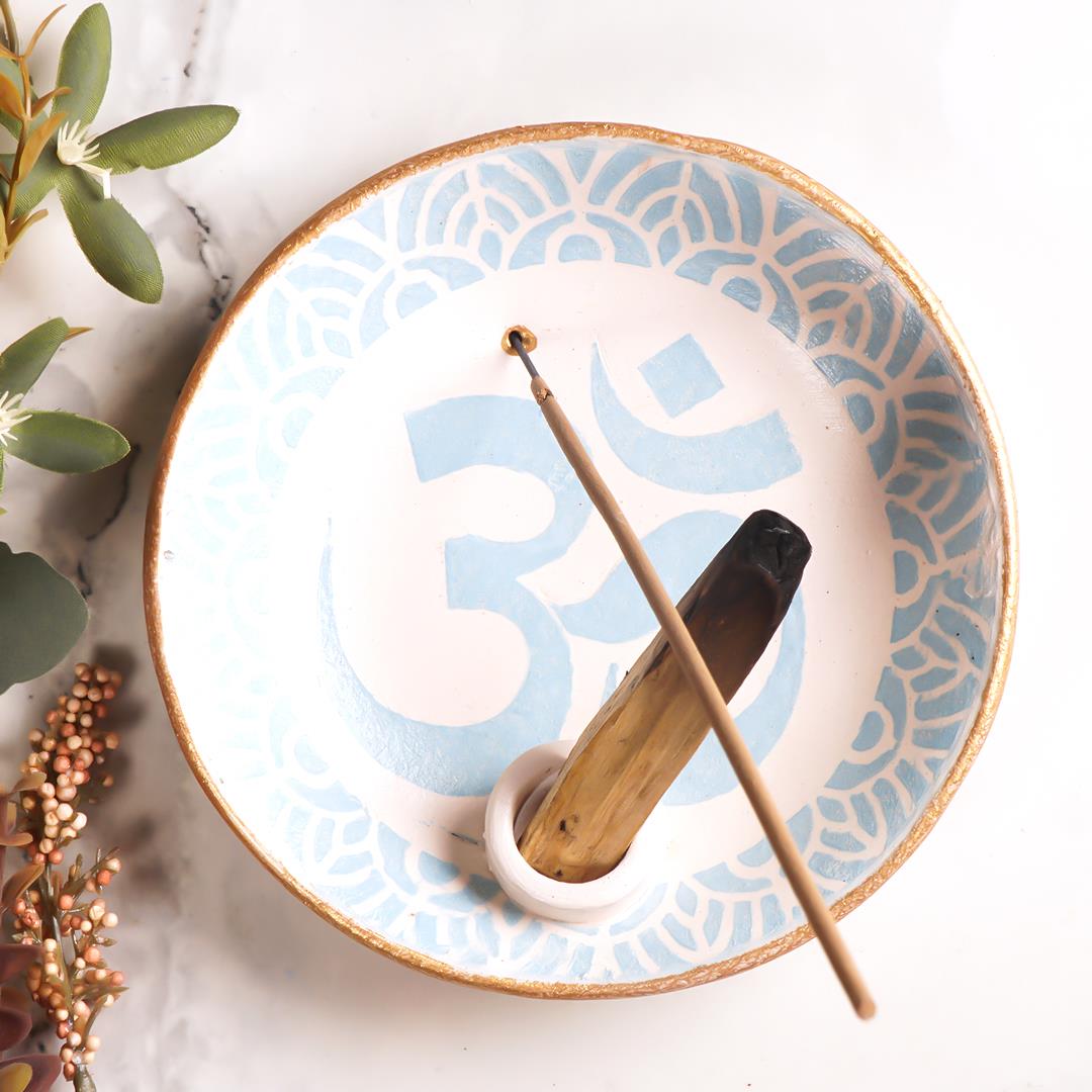 Om Temalı El Yapımı Palo Santo Tütsülük
