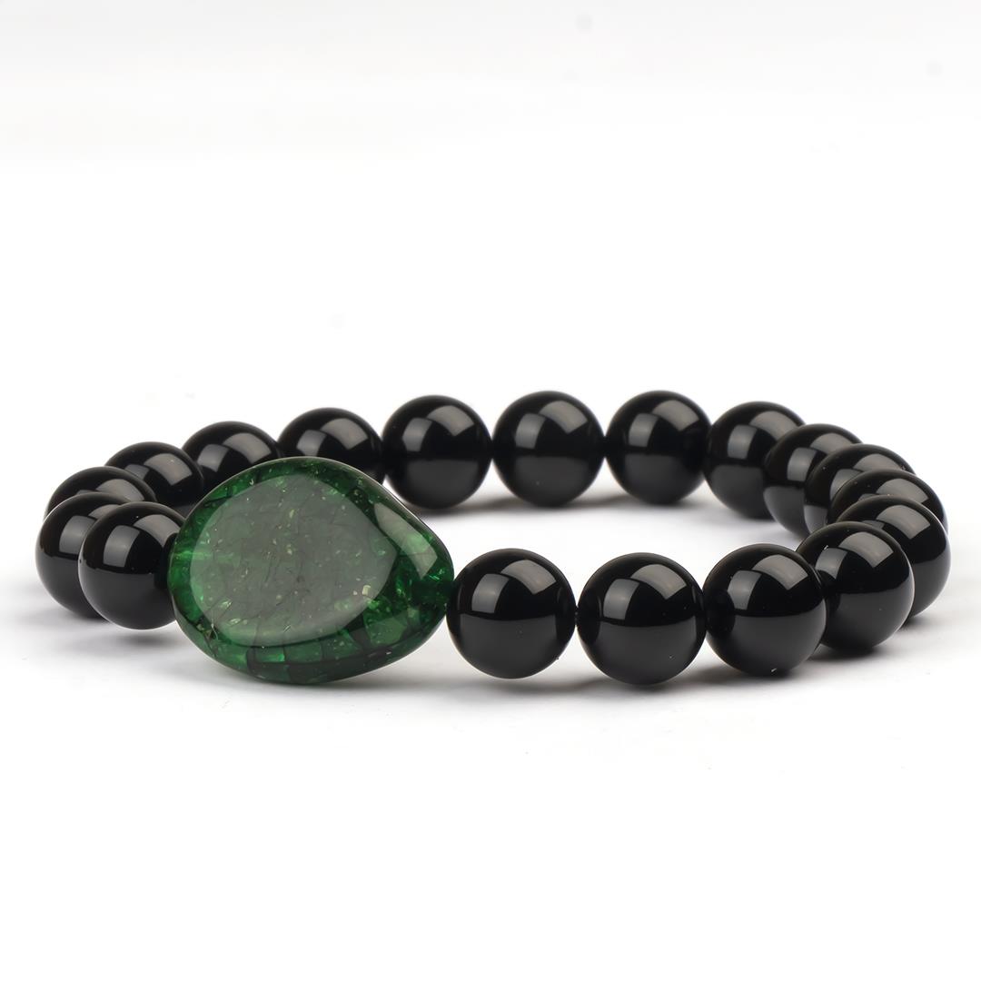 Oniks Doğal Taş Bileklik (10 mm) – Enerji Kalkanı