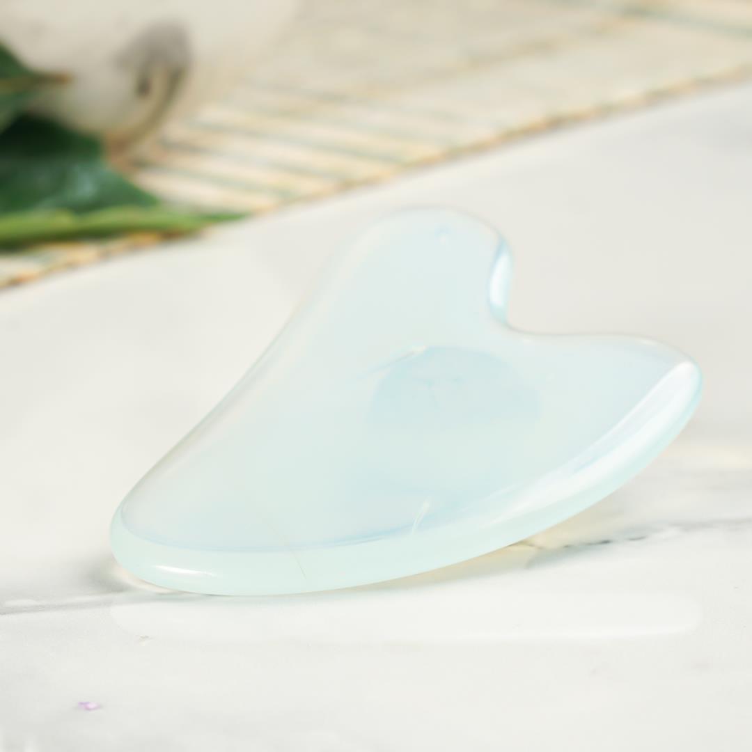 Opalit Gua Sha Doğal Taş Masaj Aleti