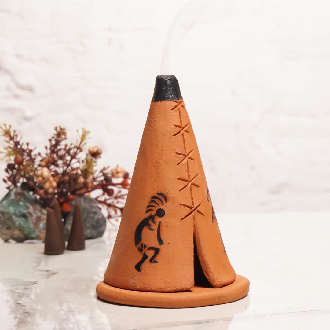 Şaman Çadırı Temalı Konik Tütsülük