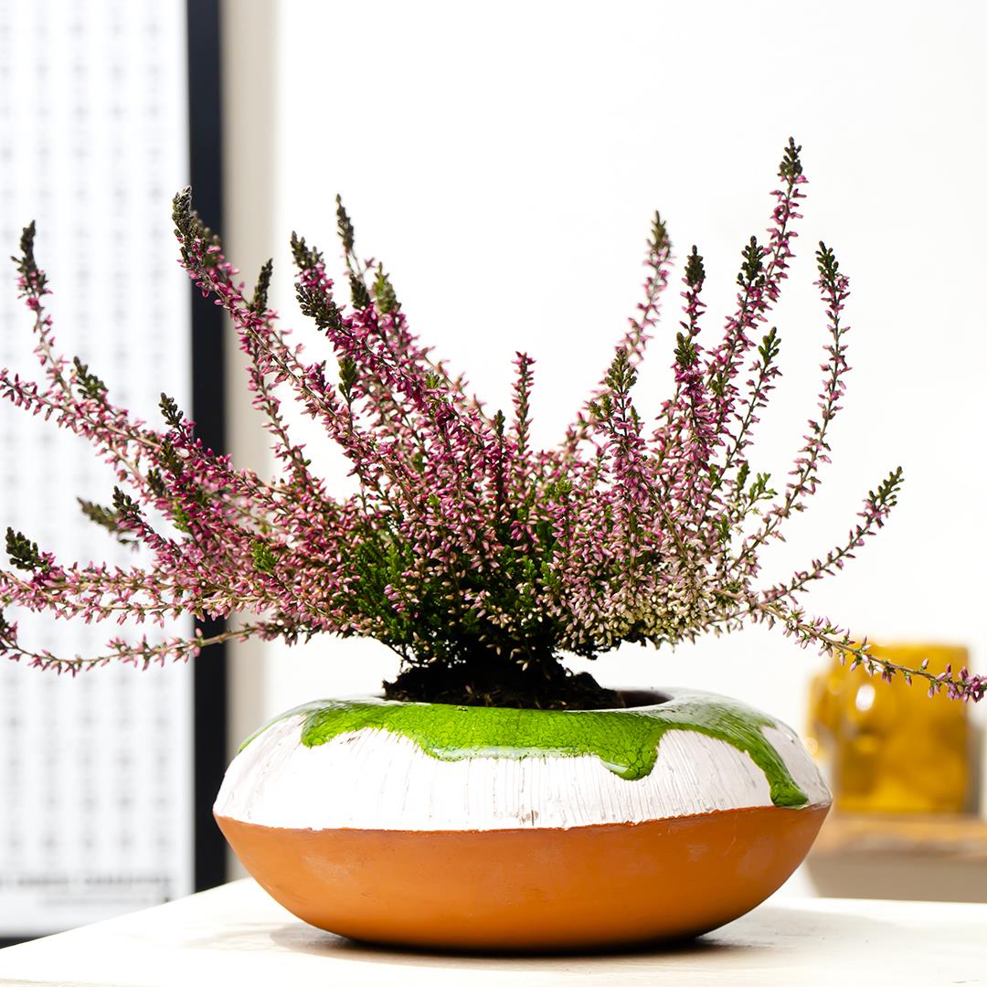 Santulan Trinity Döngüsü El Yapımı Seramik Vazo