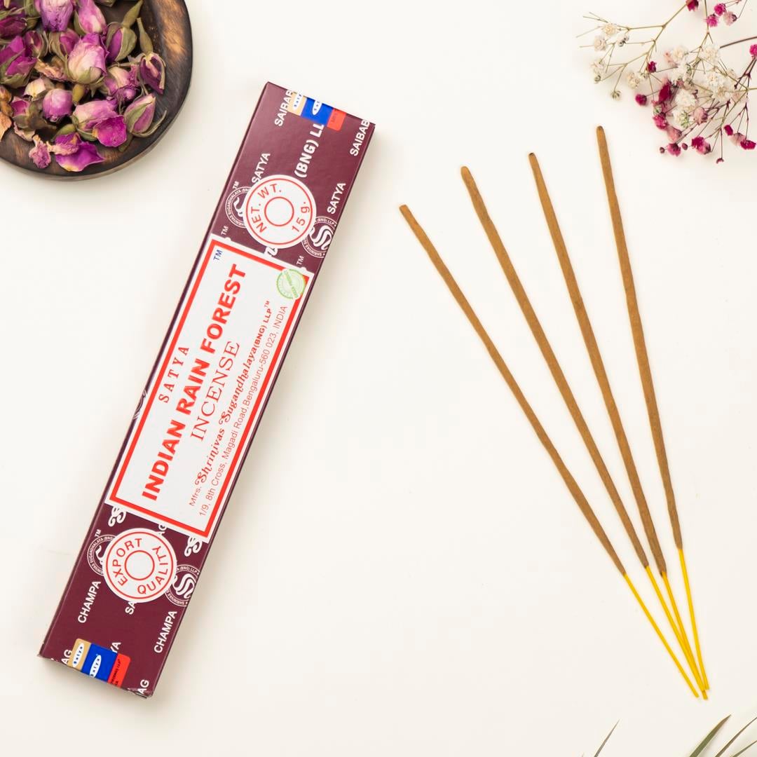 Satya Hint Yağmur Ormanları Aromalı Masala Çubuk Tütsü