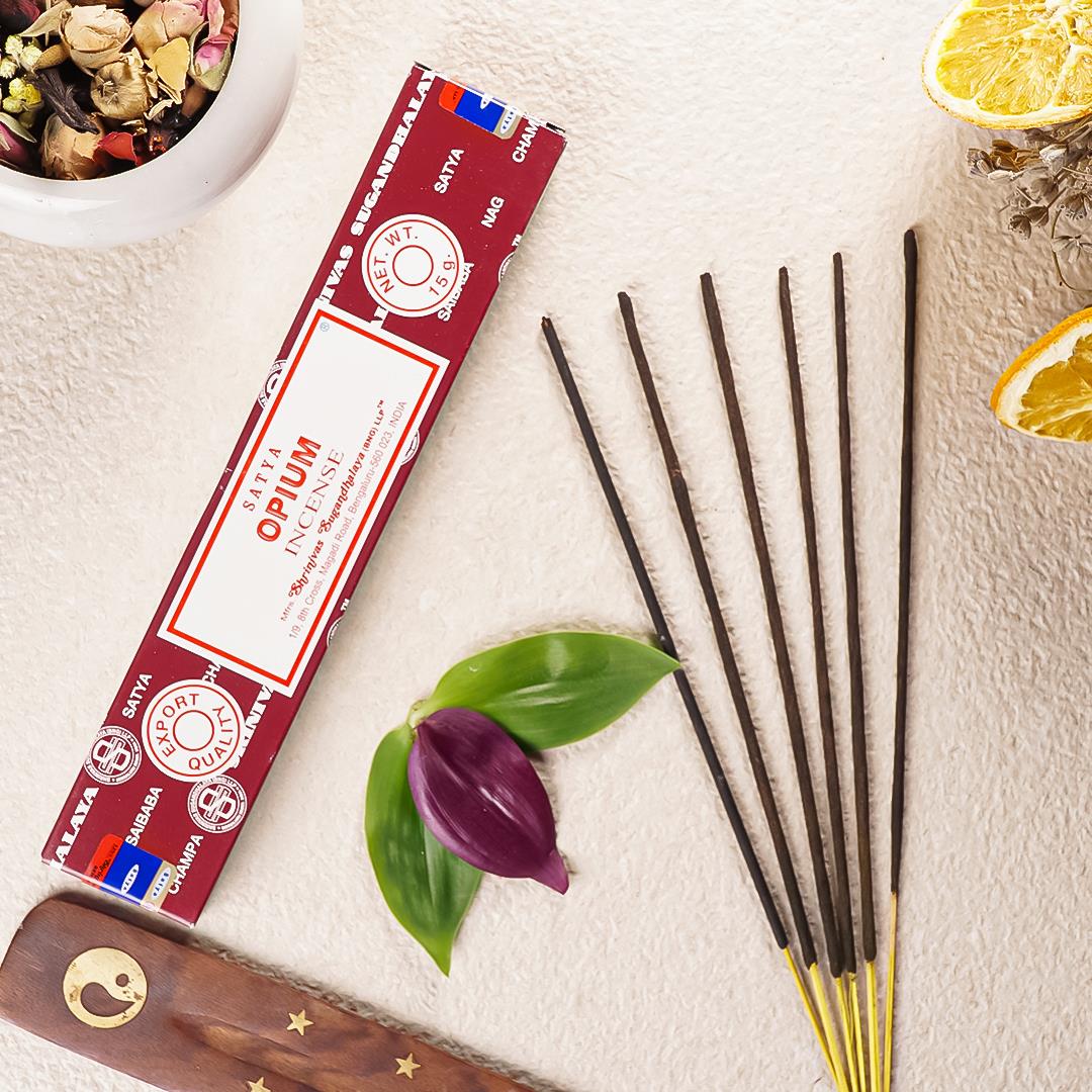 Satya Opium (Afyon) Aromalı Masala Stick Tütsü