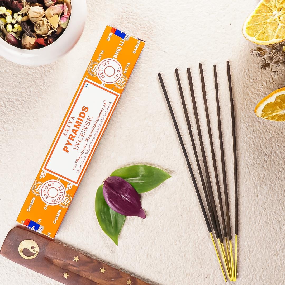 Satya Pyramids (Piramit) Aromalı Masala Stick Tütsü