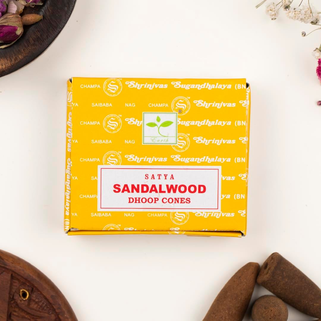 Satya Sandalwood Aromalı Konik Tütsü